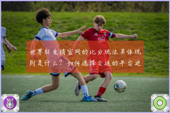 世界杯竞猜官网的比分玩法具体规则是什么？如何选择合适的平台进行下注？