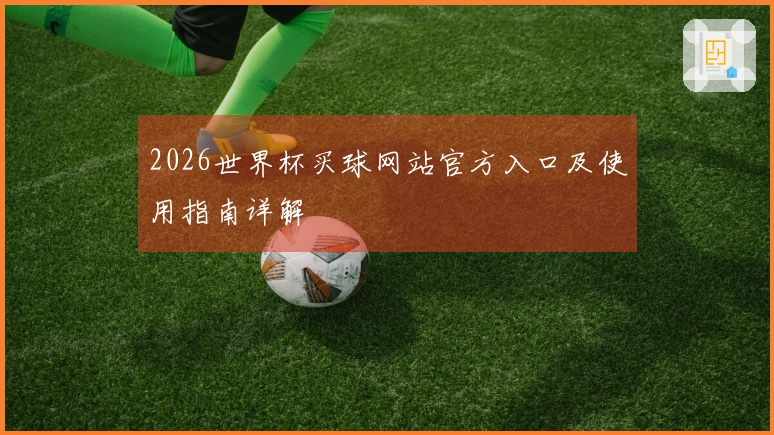 2026世界杯买球网站官方入口及使用指南详解