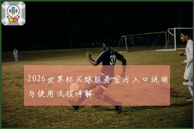 2026世界杯买球服务官方入口说明与使用流程详解