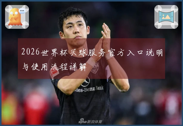 2026世界杯买球服务官方入口说明与使用流程详解