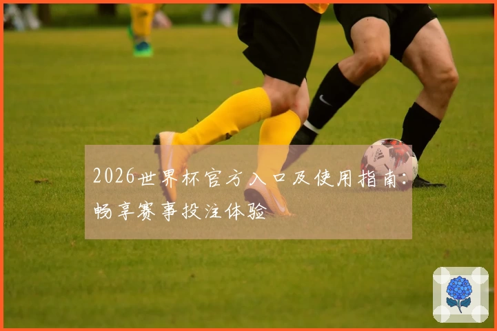 2026世界杯官方入口及使用指南：畅享赛事投注体验